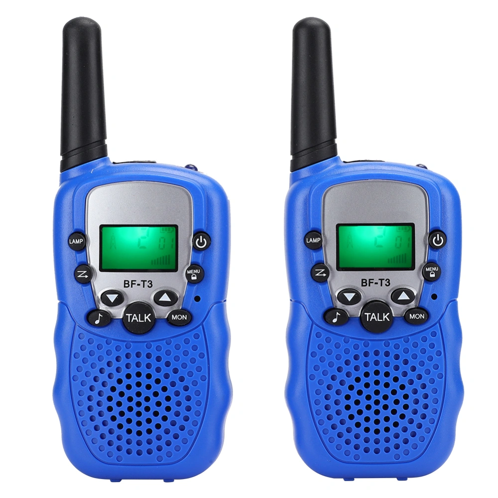 2PCS Handheld Walkie Talkie Transceiver Built In Flashlight Two Way Radio for Baofeng