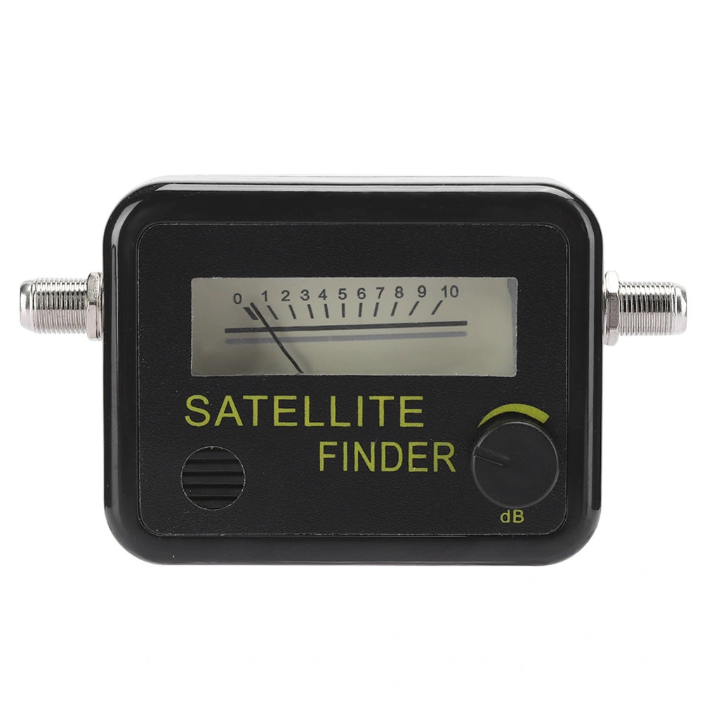 9501 Sensitive Satellite Finder Signal Strength Meter Black with Digital Screen