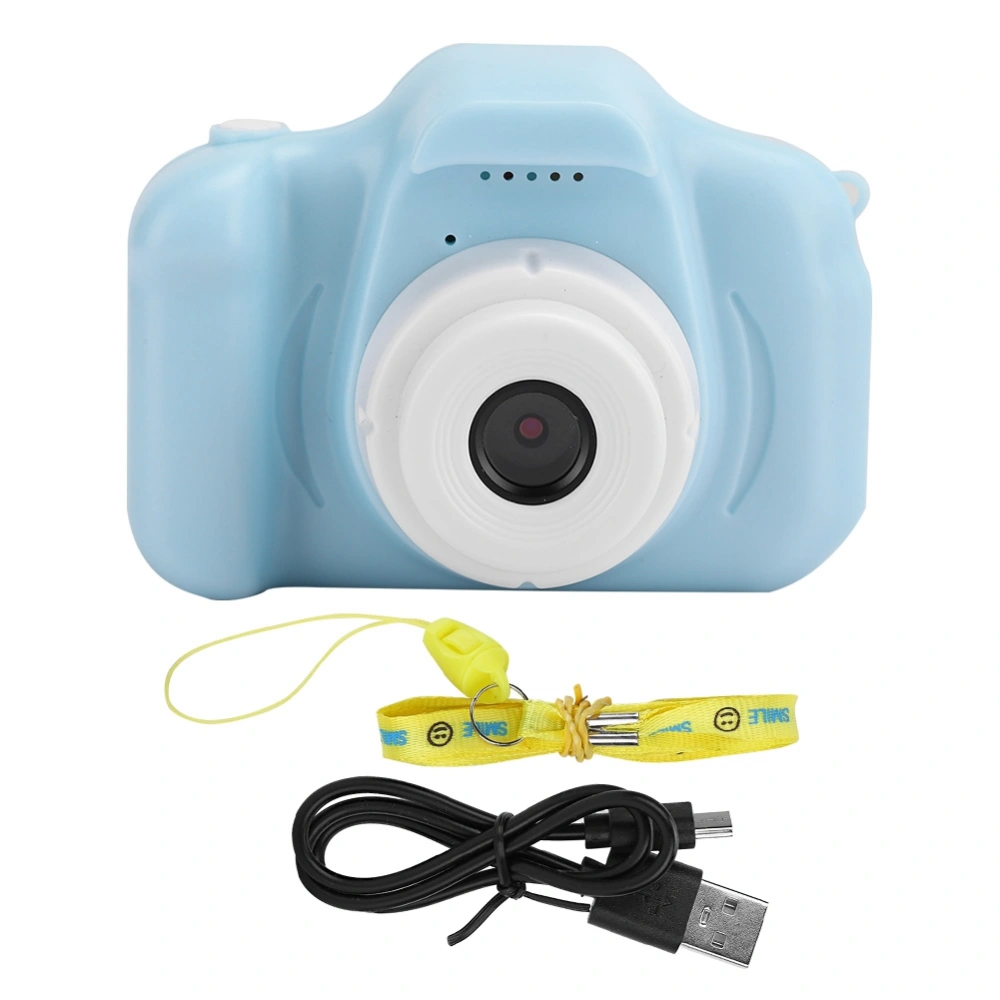 Cartoon Children Intelligence Kid Mini Photography Camera Digital Video Simple Operationblue