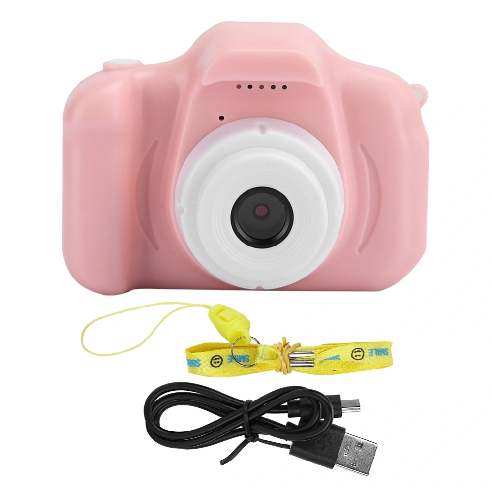 Cartoon Children Intelligence Kid Mini Photography Camera Digital Video Simple Operationpink