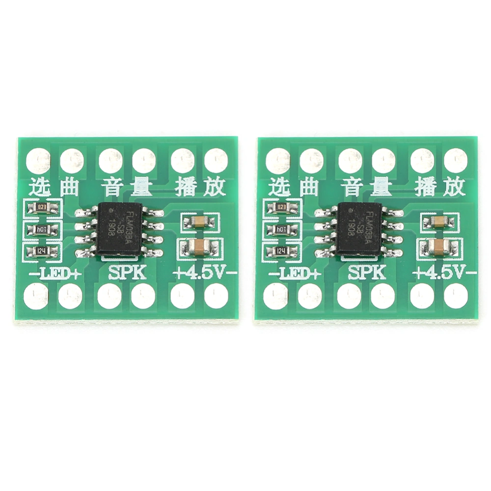 2Pcs 38 Music Chip DIY Module Adjustable Volume for Smart Doorbell Musical Toy Accessory