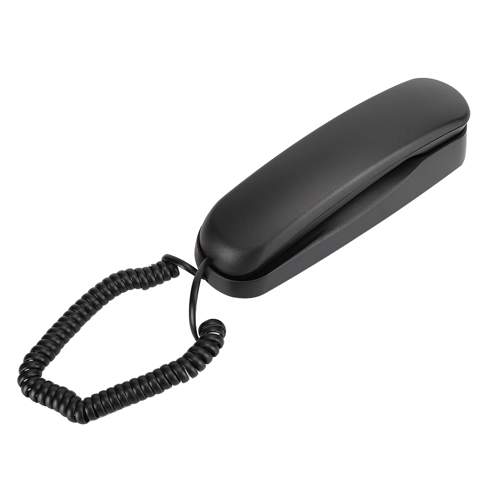 TC-990 ABS Black Table Mountable Wall Hanging Dual Purpose Telephone for Hotel Guest Room Family Elevator Bathroom