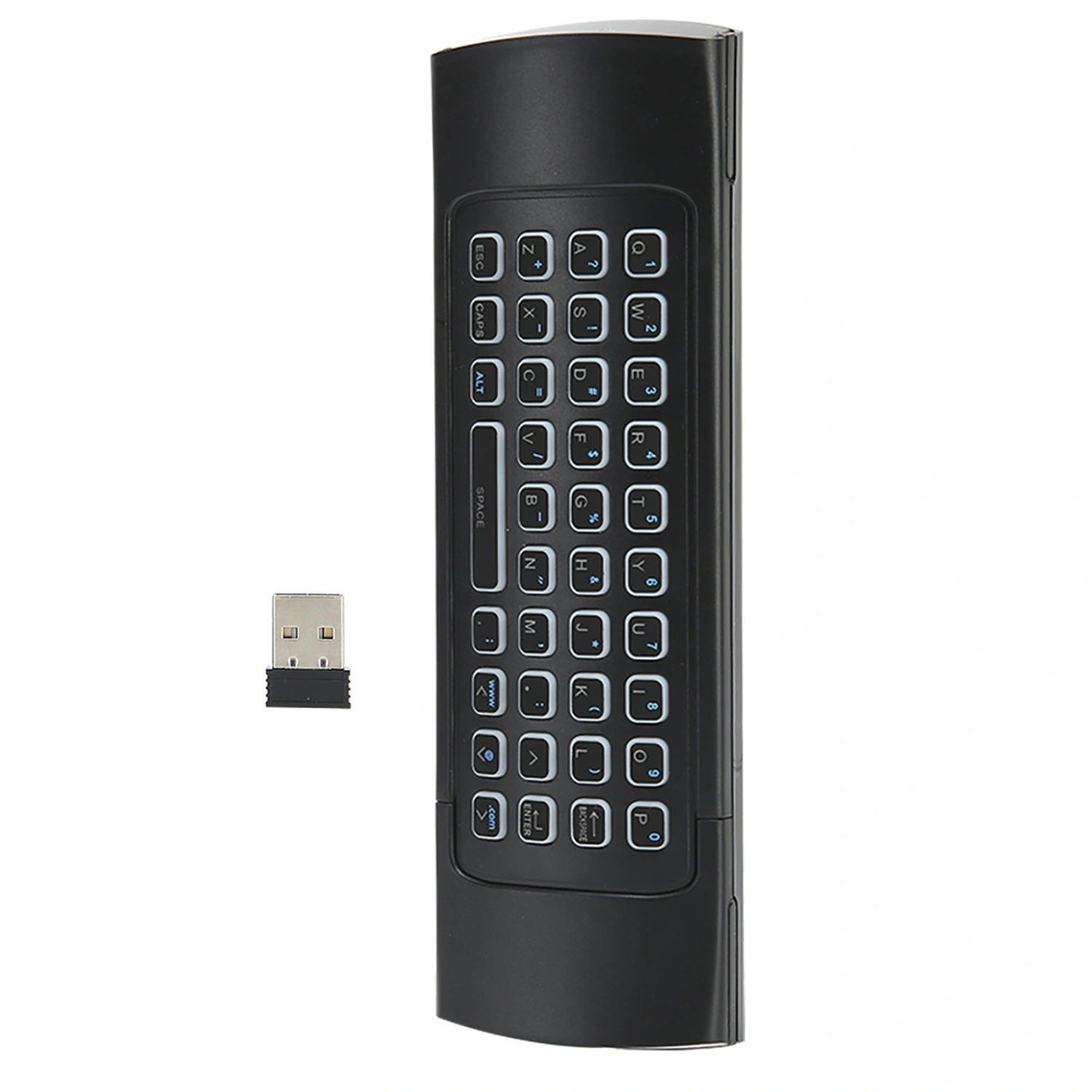 6‑Axis Backlight 2.4G Wireless Double Sides Keyboard Infrared Sensor Remote Control