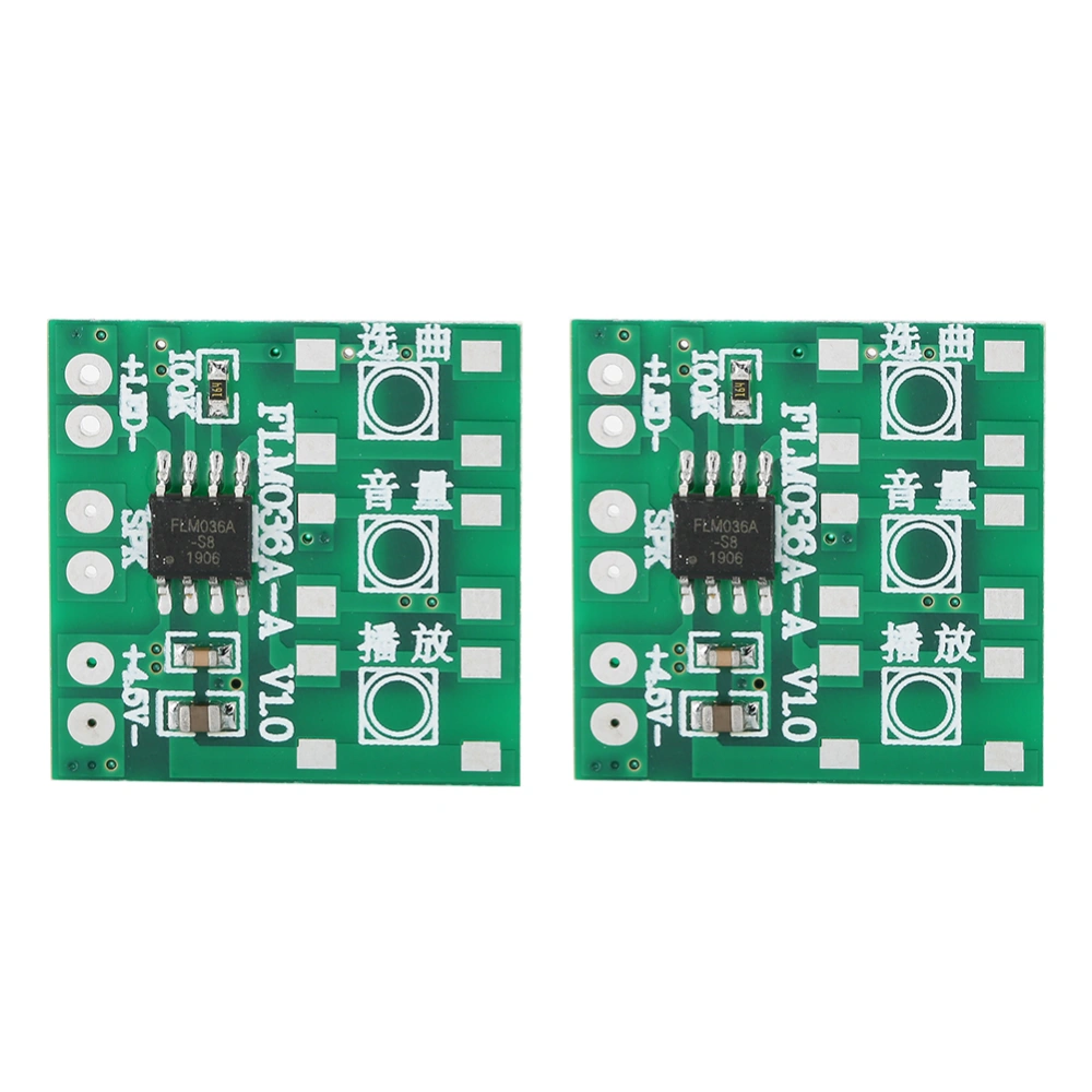 2Pcs 36 Music Chip DIY Module Adjustable Volume for Smart Doorbell Musical Toy Accessory without Button