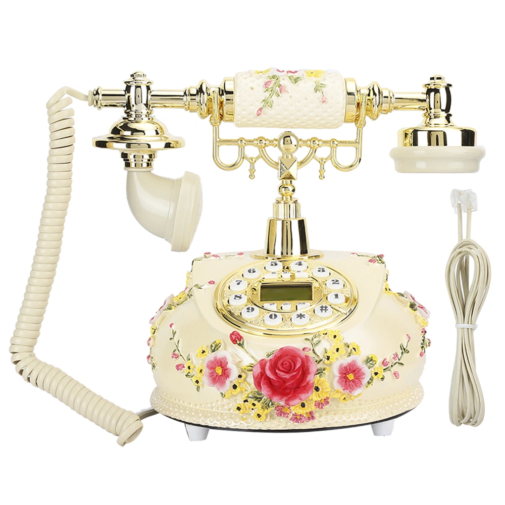 MS‑525A Resin Innovative European Classical Vintage Antique Telephone for Office Home