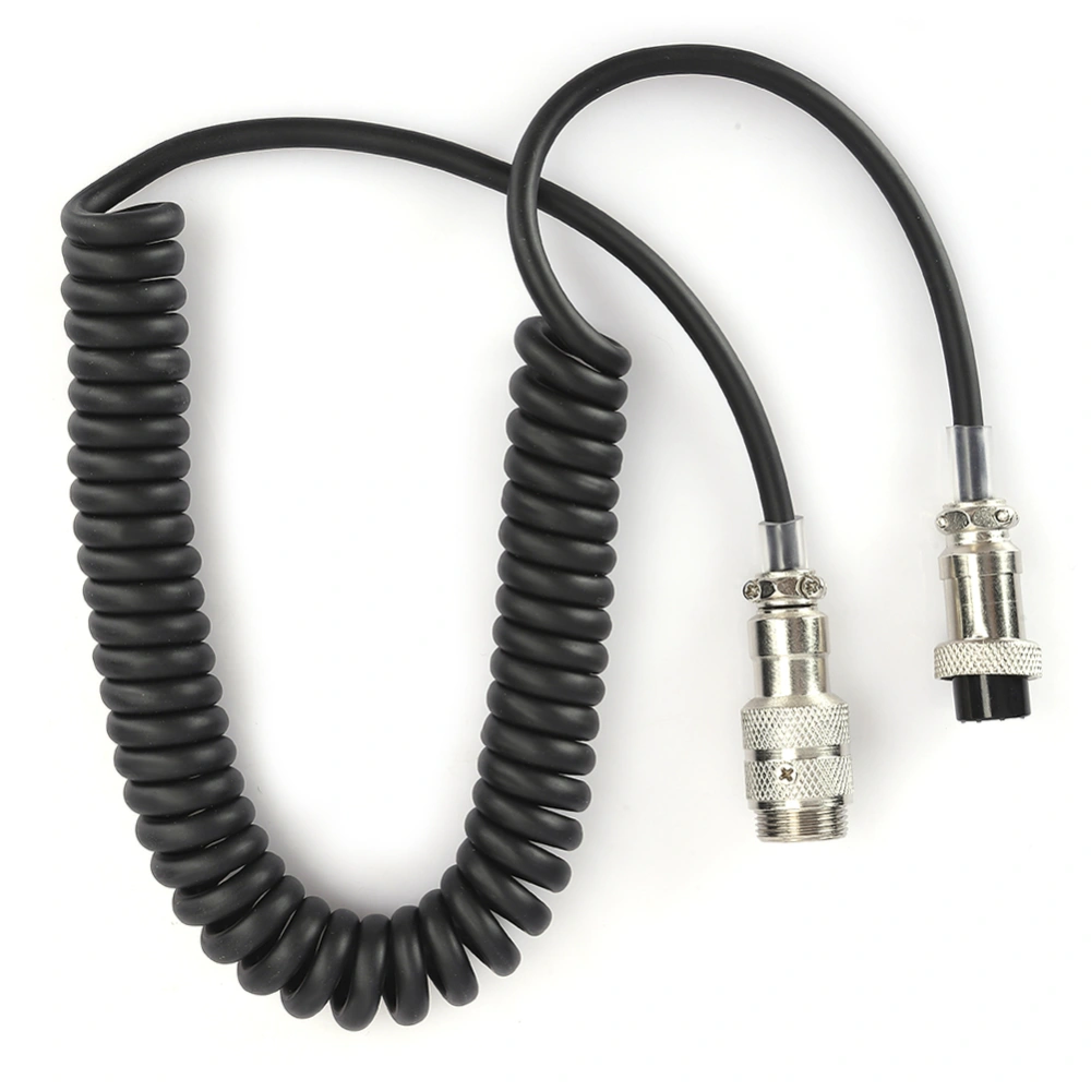 1.5m/4.9ft Hand Microphone Cable Extension 8‑Pins Audio System Microphone Signal Line