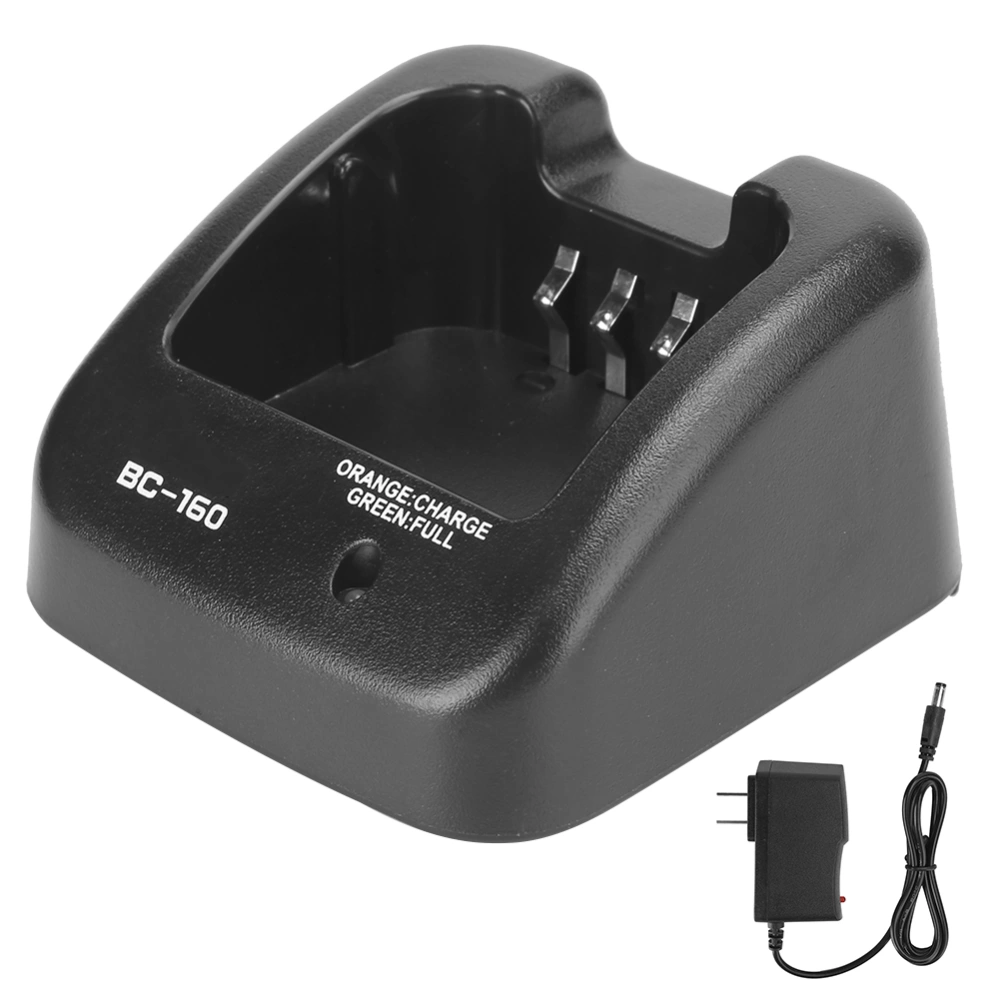 BC160 Rapid Charger for ICOM ICA14 ICF14 ICF15 ICF16 ICF24 ICF25 ICF4 100240V(US Plug )