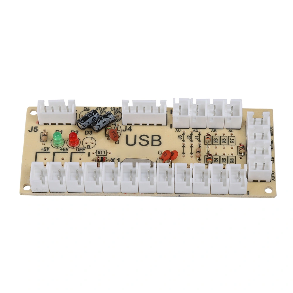 Arcade Game USB Encoder Controller with Acrylic Crystal Case for Raspberry Pi and PC Mainframe822A