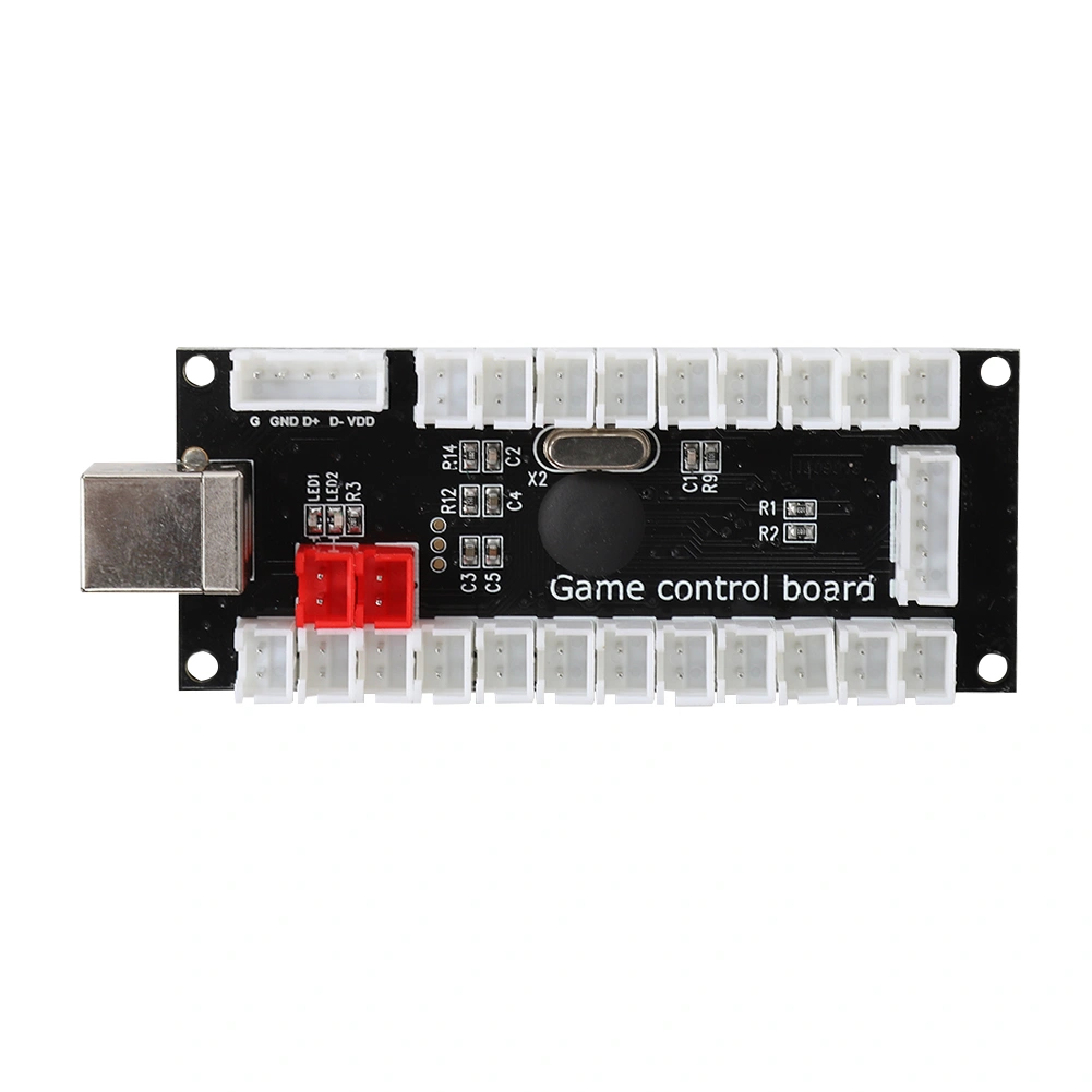 Arcade Game USB Encoder Controller with Acrylic Crystal Case for Raspberry Pi and PC Mainframe882C