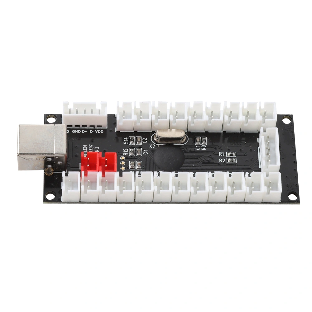 Arcade Game USB Encoder Controller with Acrylic Crystal Case for Raspberry Pi and PC Mainframe882C