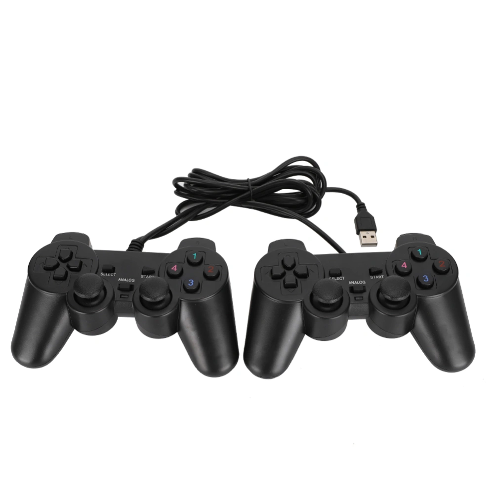 208-2 USB Vibration Double Action Gamepad Game Controller Joystick for PC Computer