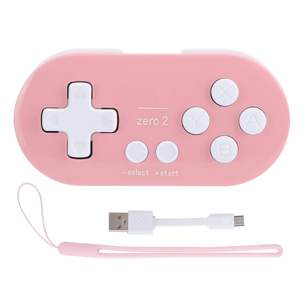 Wireless Controller Mini Small Bluetooth Portable Gamepad for Mobile Phone ComputerPink