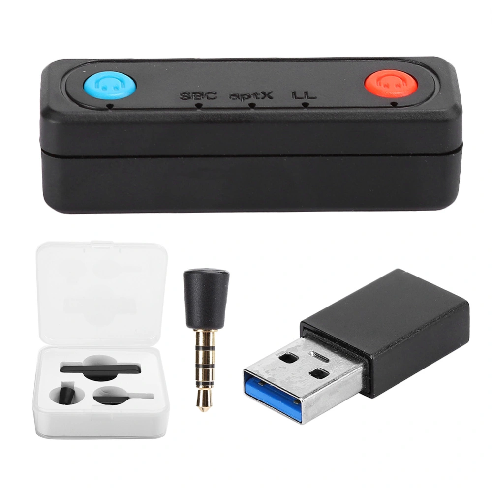 Wireless Bluetooth 5.0 Receiver Transmitter Adapter 3.5mm Jack For Car Music Audio Headphone Reciever Handsfree for Switch / Switch Lite/ PS4 / PC