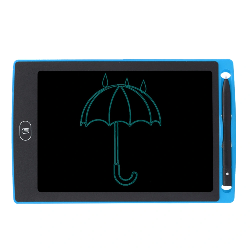 8.5in LCD Writing Pad Children Smart Graffiti Drawing Board Monochrome Handwriting(bleu foncé )