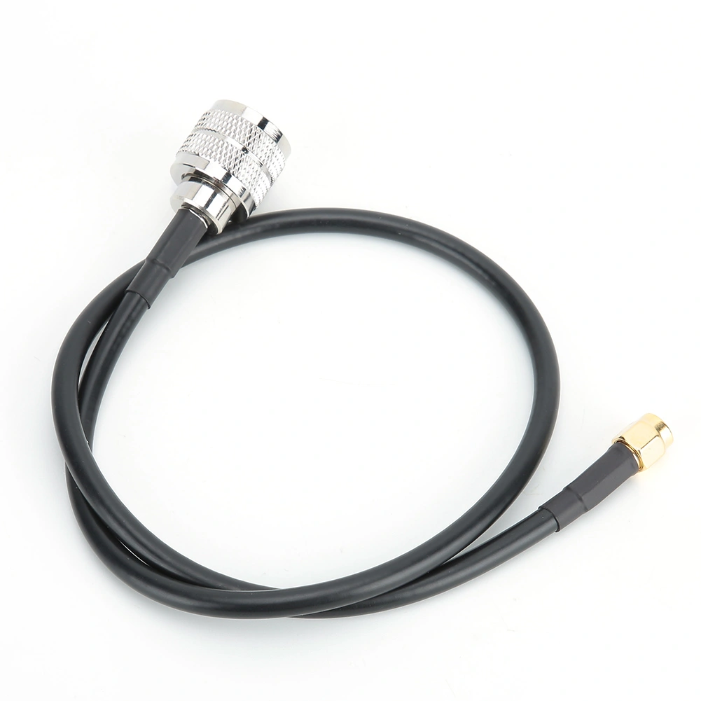 Copper Core SMA Male to UHF PL259 Male Adapter Cable with Flexible UV Protection FR PVC Outer Sheath