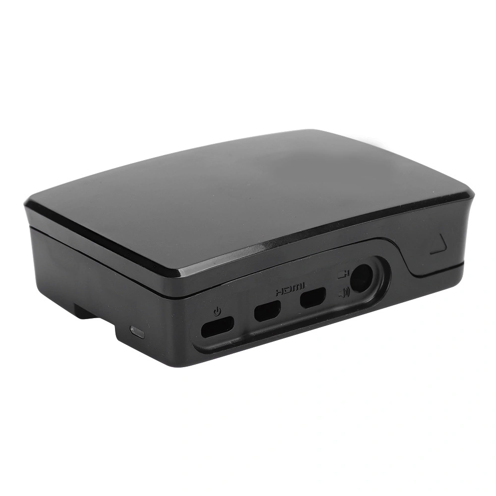 ABS Case Enclosure Box Black White Fits for Raspberry Pi 4B Protective Shell BoxBlack