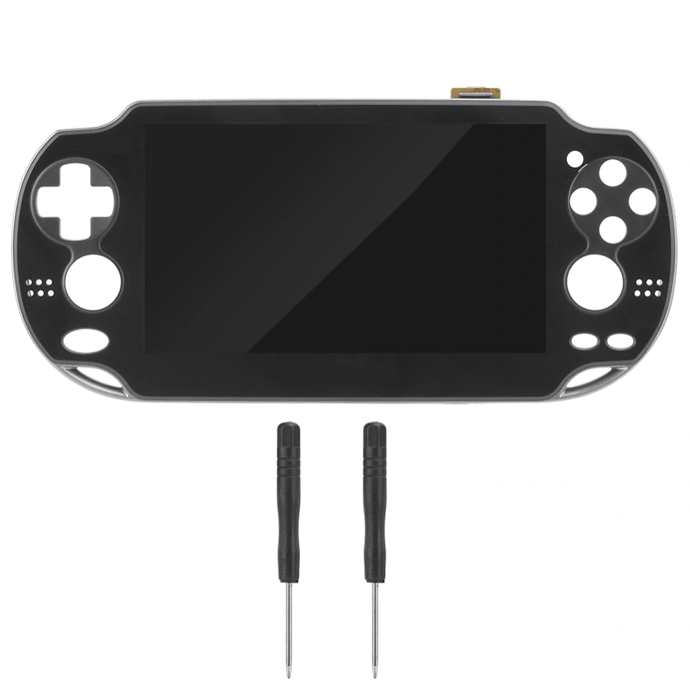 For PS Vita1000 LCD Replace Screen Digitalization Complete Assembly with Frame Screwdriverblack For PS Vita1000 Screen