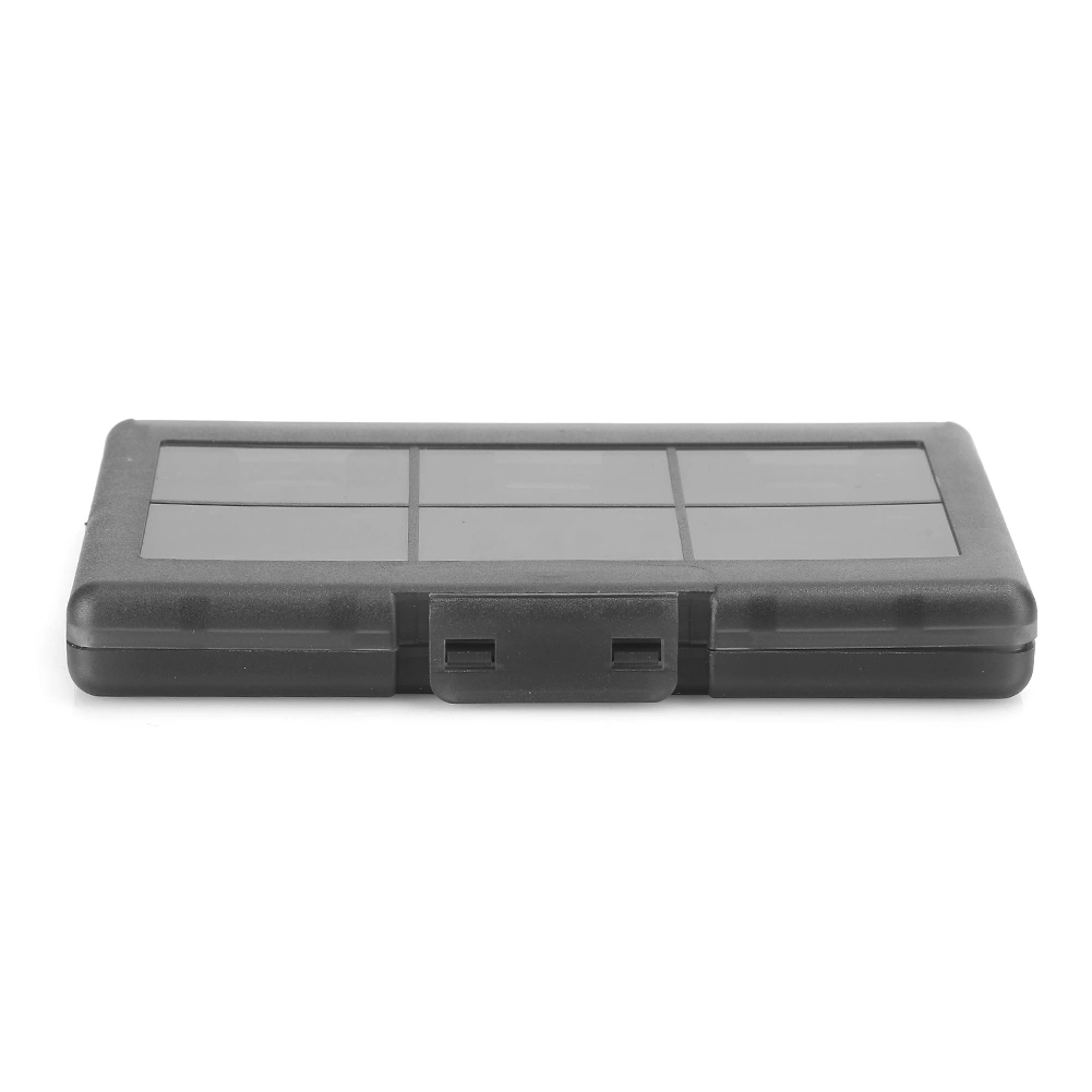 12‑In‑1 Game Card Case Anti‑Dust Protective Storage Box Hard Shell Fit for Nintendo Switch(Black )