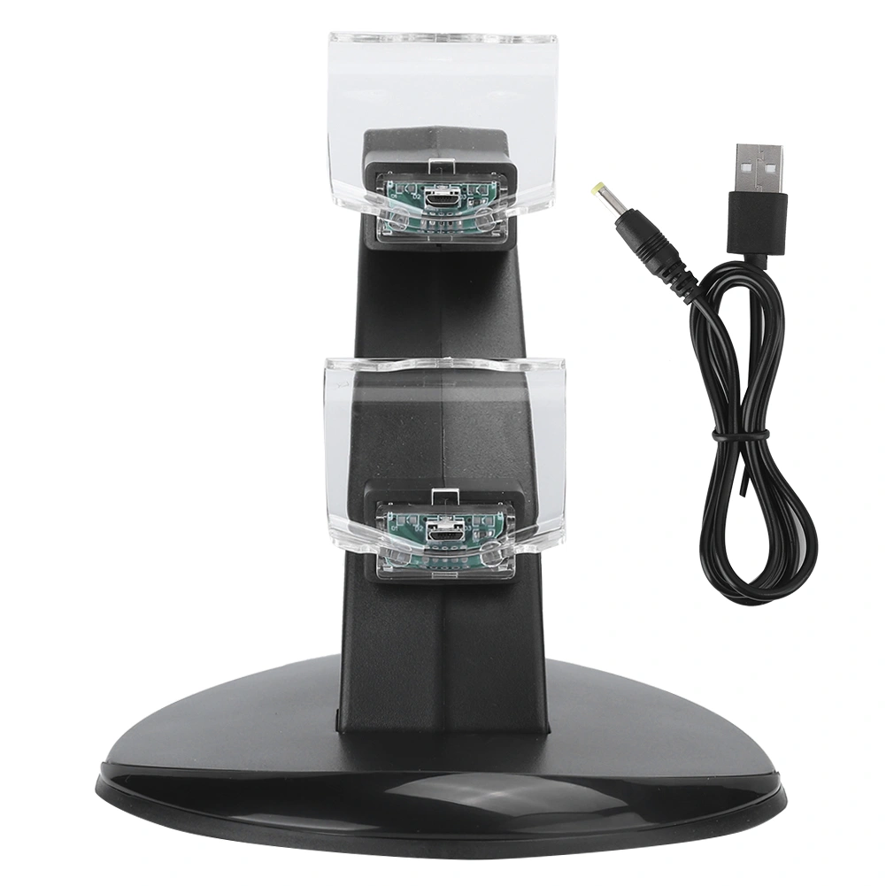 2 in 1 Double Airplane Gamepads Desktop Charger Charging Stand Accessory for PS4