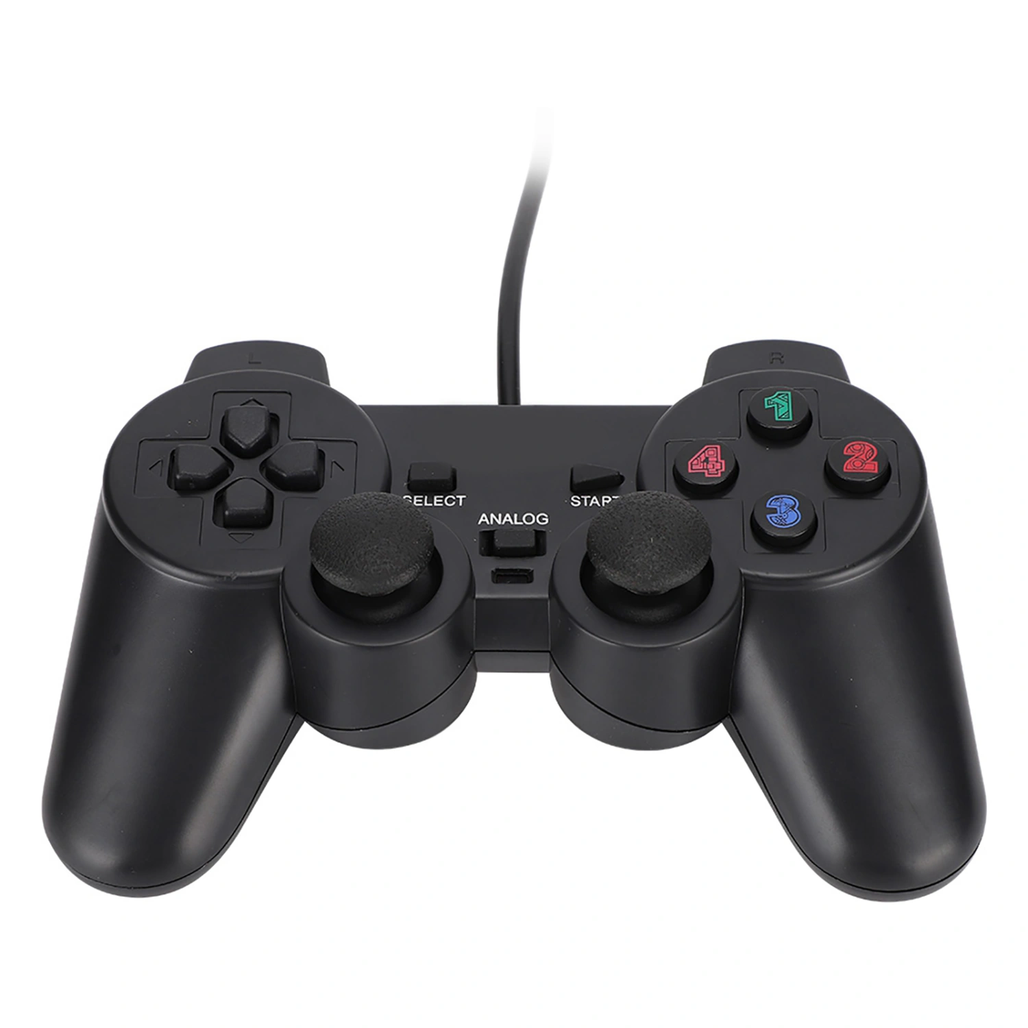 Computer Game Controller Wired USB Gamepad with Dual‑Vibration For PC Laptop Joystick