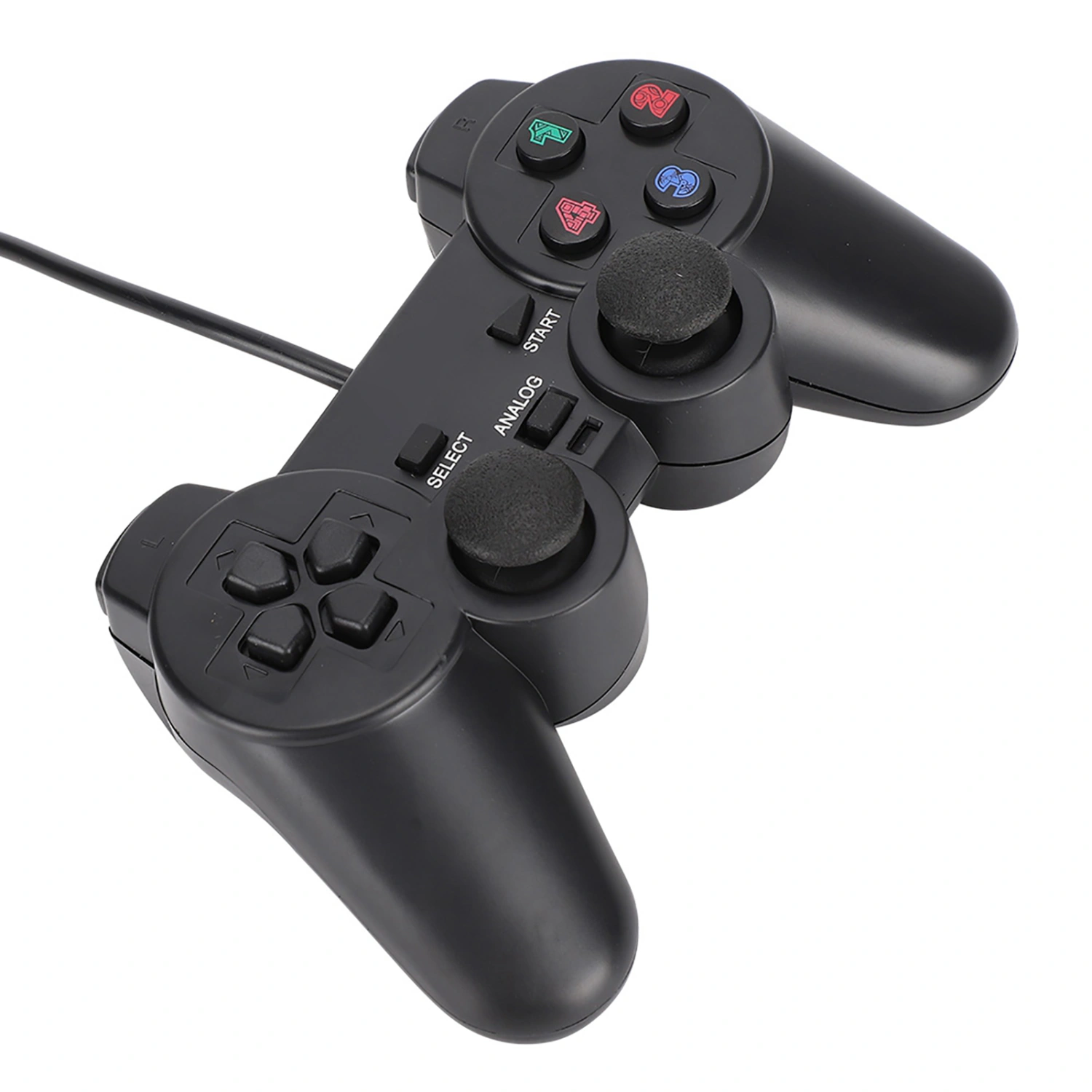 Computer Game Controller Wired USB Gamepad with Dual‑Vibration For PC Laptop Joystick