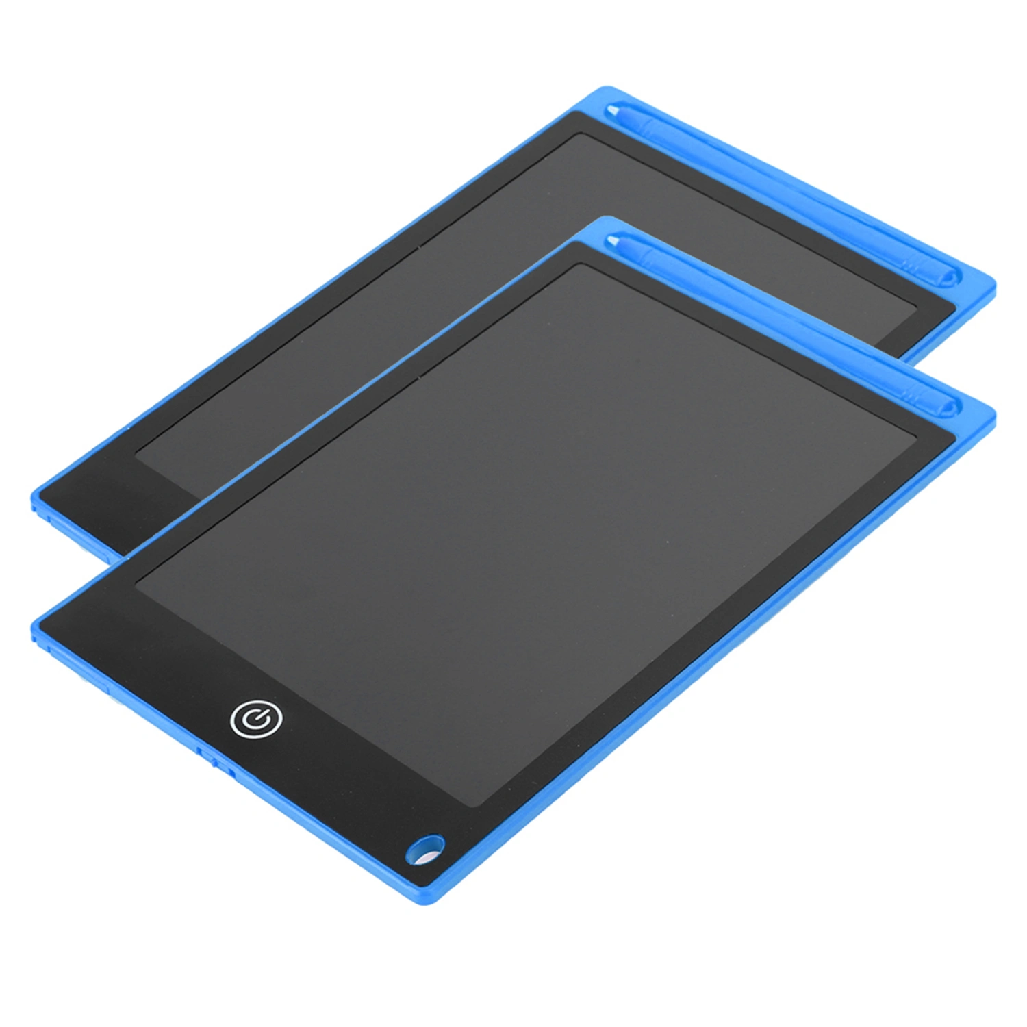 2Pcs 8.5in Electronic Figure LCD Writing Pad Drawing Children Notebook for Family Schoolblue