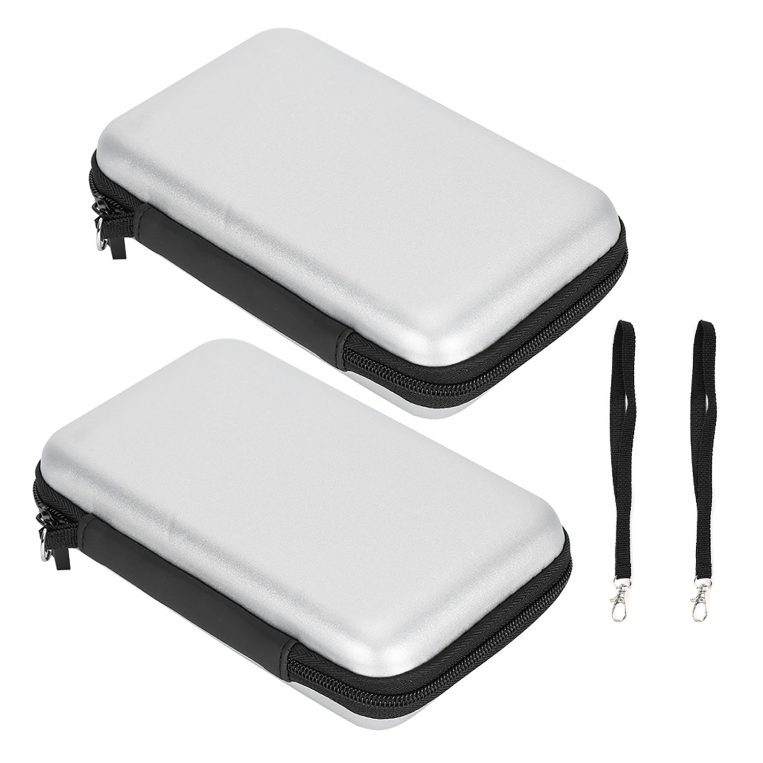 2Pcs Portable Storage Bag Carry Case EVA Protective Hard Bag for NDSILL/3DSXL