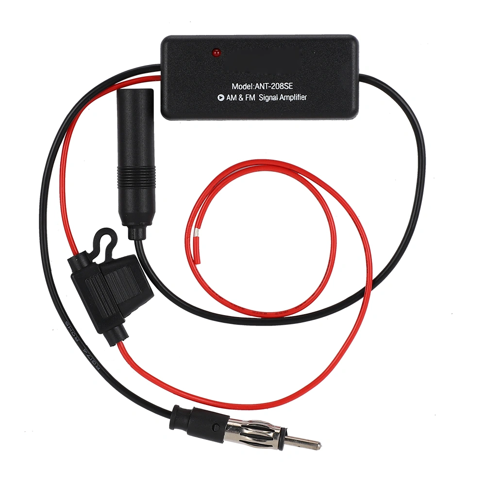 AM FM Radio Antenna Amplifier with Magnetic Ring and Strong Anti Interference for Noise Removal