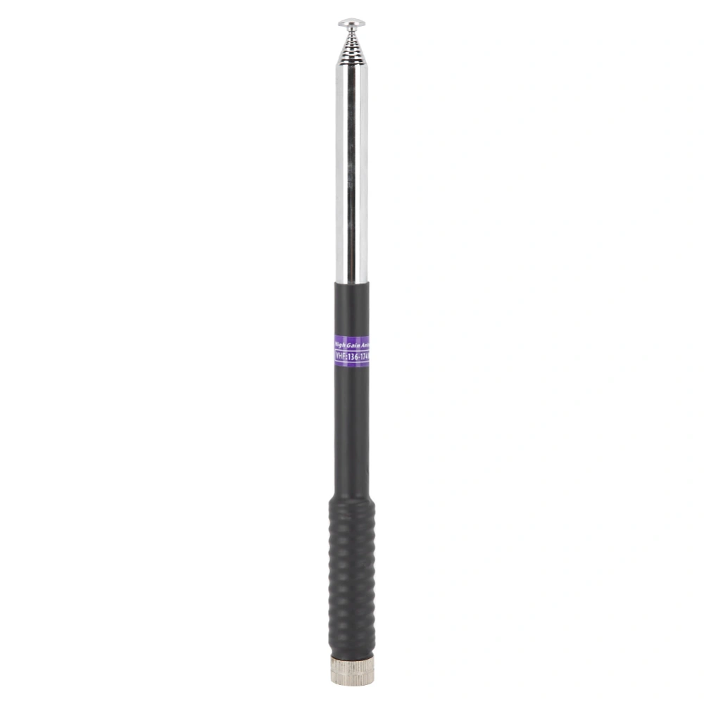 Anti Collision Aluminium Alloy Long Pull Rod Antenna SMA Male Connector VHF 136-174MHz