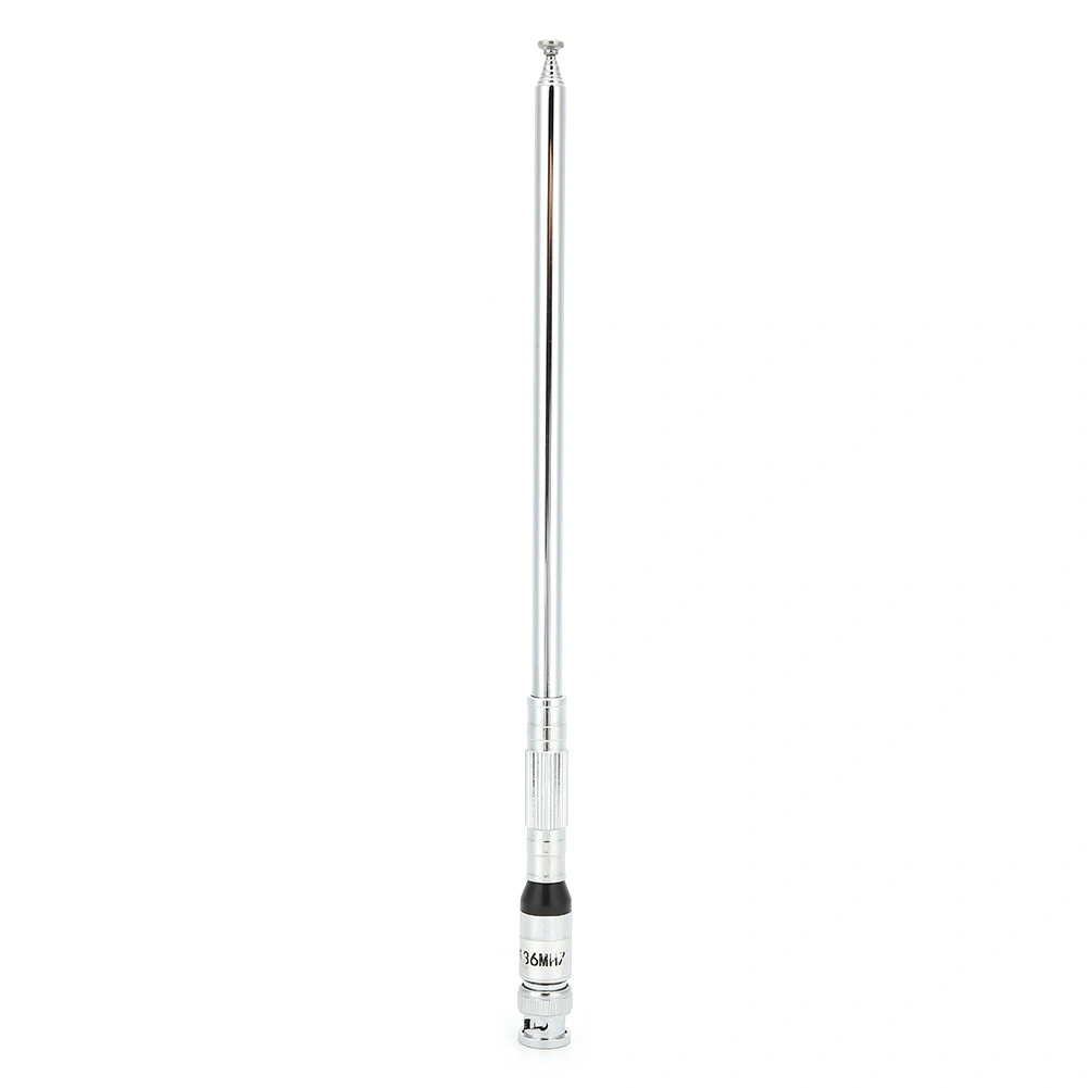 VHF/UHF118‑136 Car Antenna Aerial Frequency Range Long Rod Bendable BNC Interface