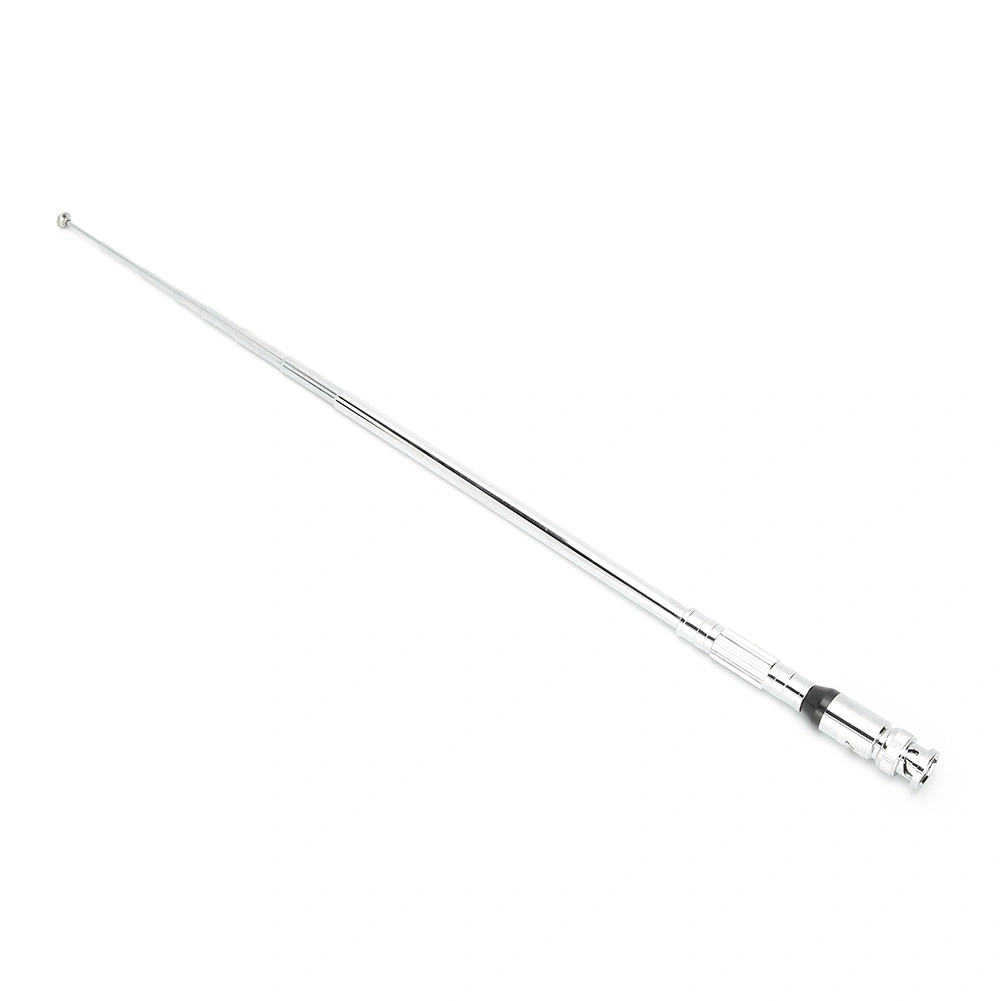 VHF/UHF118‑136 Car Antenna Aerial Frequency Range Long Rod Bendable BNC Interface