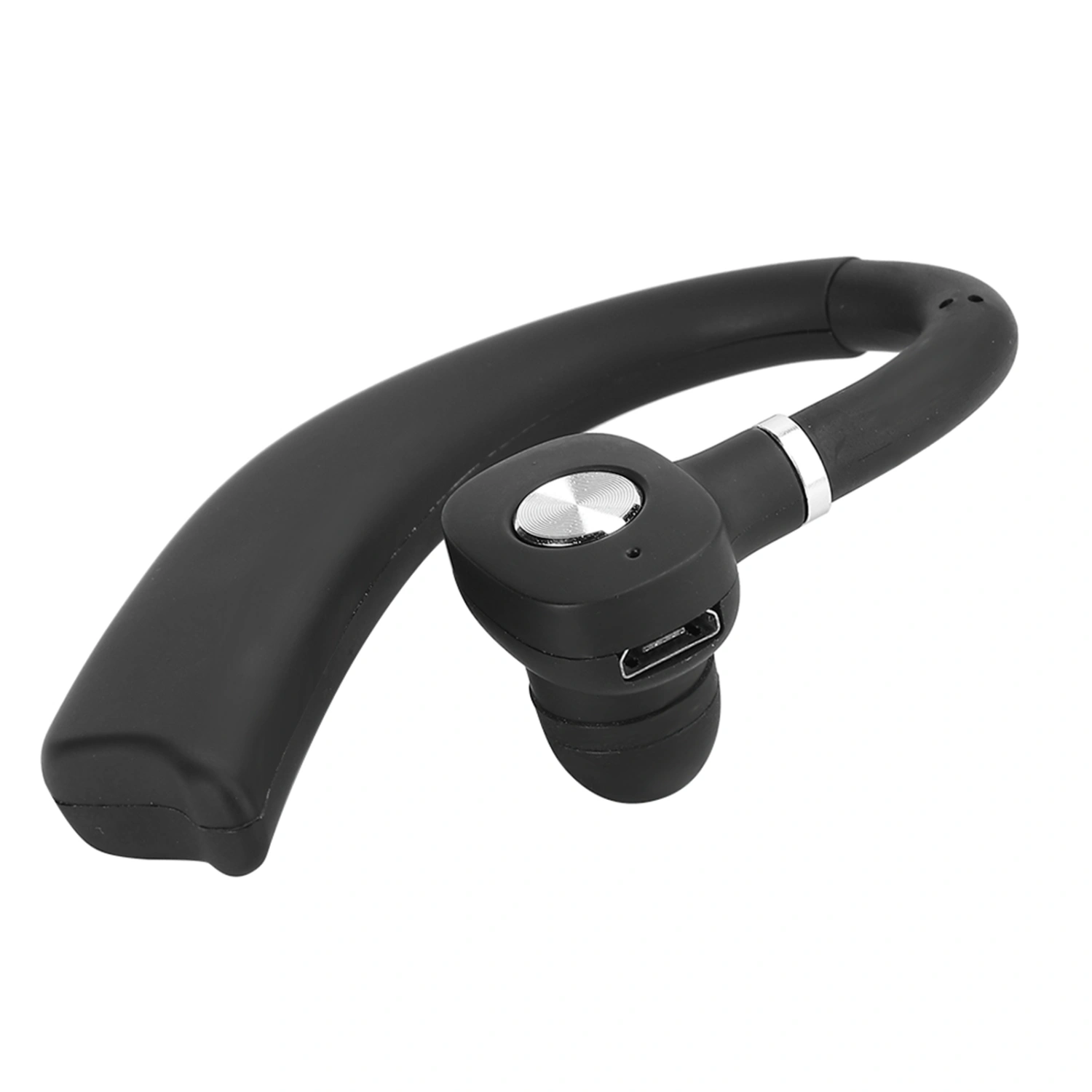 Waterproof Wireless Headphones Bluetooth In Ear Earphones Stereo Monaural Ear Hook Earbuds(Black )