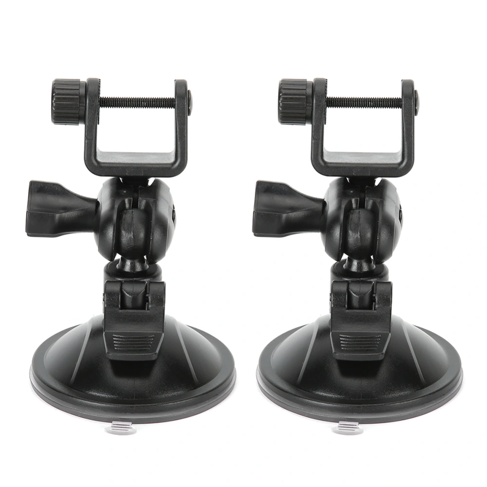 2Pcs 360 Degree Rotating Driving Video Recorder Sucker Bracket 65mm GPS Suction Cup HolderU Shape Head