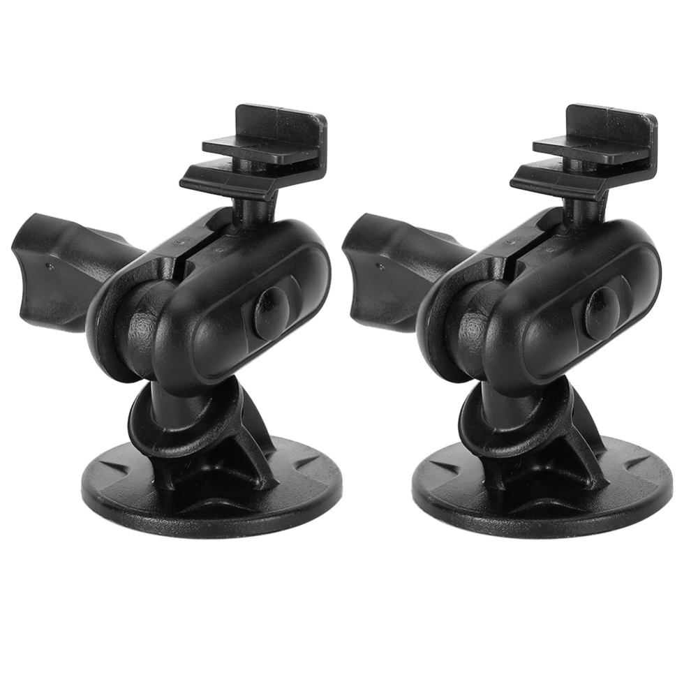 2pcs Portable Dash Camera Mount Bracket Dashboard Recorder Universal Suction Cup 360 Degree AdjustableF Heads