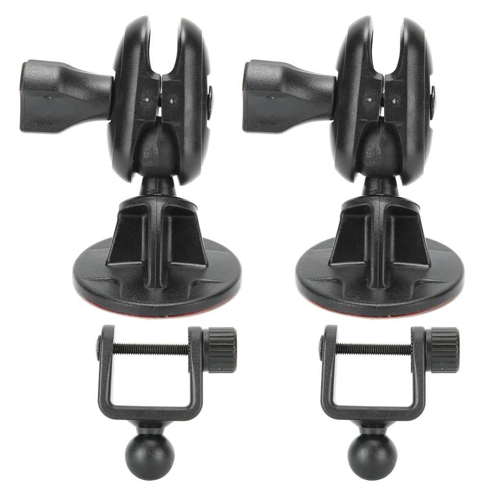 2pcs Mini Dash Camera Mount Bracket Dashboard Recorder Suction Cup 360 Degree Adjustable Universal(UShape Head )