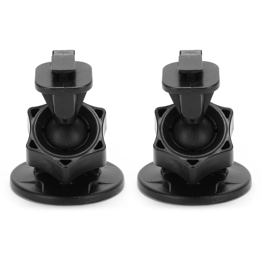 2pcs Dash Camera Mount Bracket 360 Degree Adjustable Dashboard Suction Cup Auto Recorder StandSingle Buckle with Clamp Position