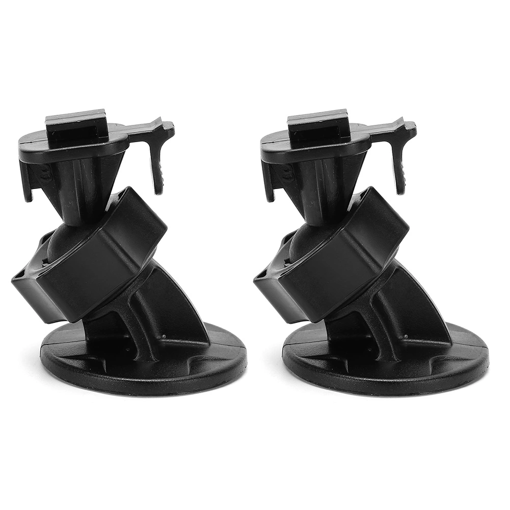 2pcs Dash Camera Mount Bracket 360 Degree Adjustable Dashboard Suction Cup Auto Recorder StandSingle Buckle with Clamp Position