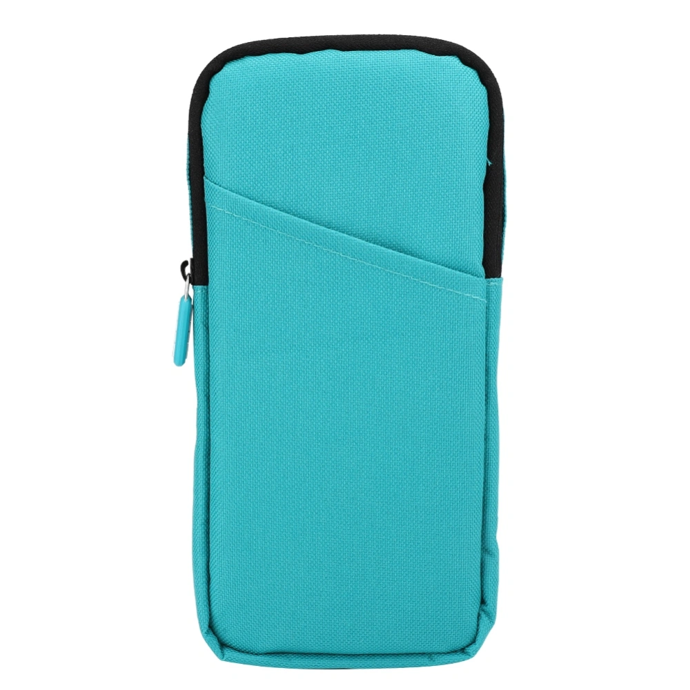 Nylon Game Machine Storage Bag Soft Zipper Protector Bag for Nintendo Switch/Switch LiteBlue