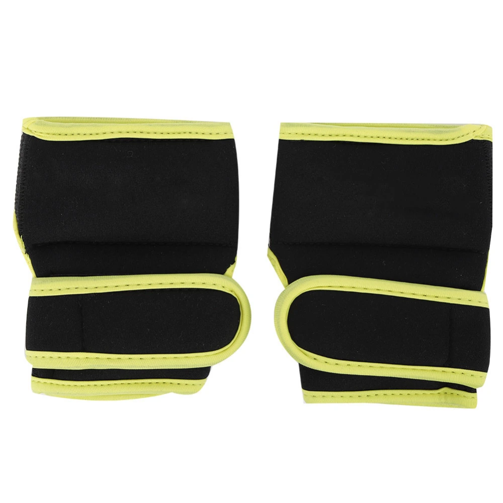 Sport Unisex Half Finger Weighted Gloves Sandbag Wrist Guard Equipment for Boxing Training Fitness(1 pair )