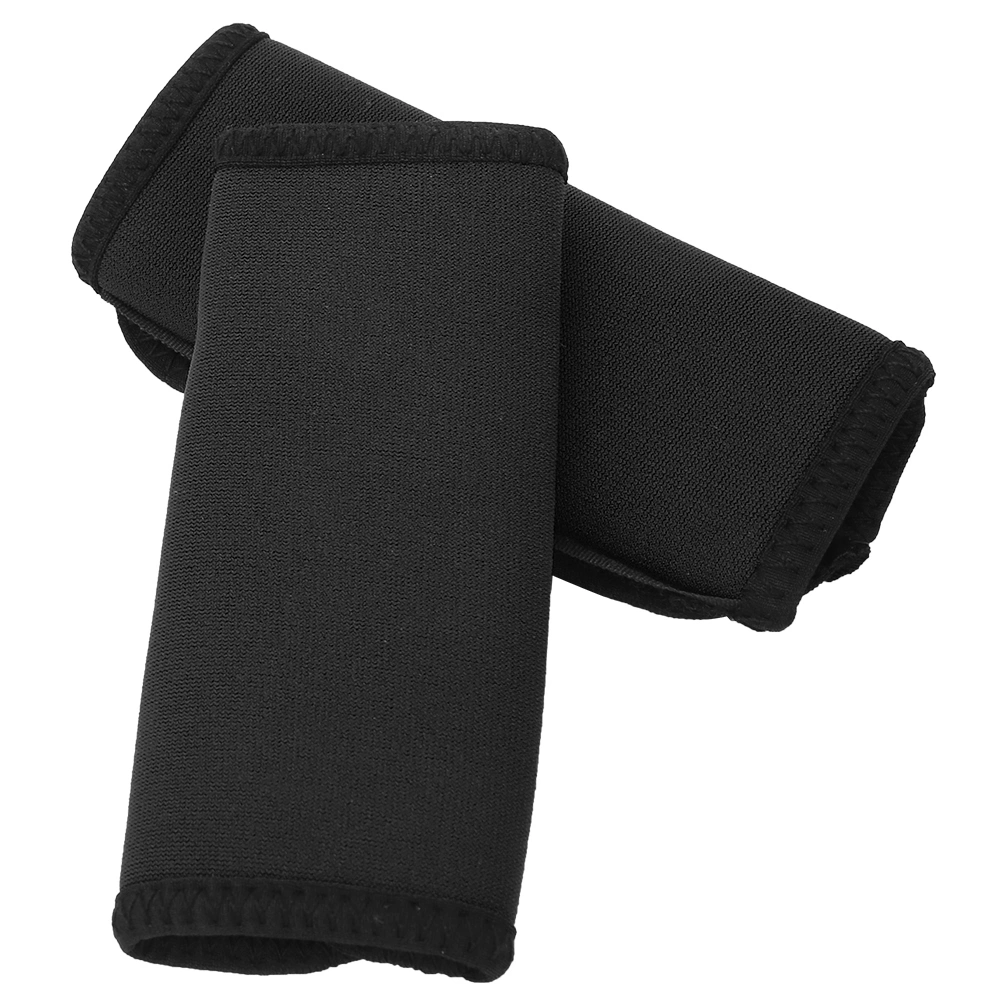 2PCS Neoprene Non-Slip Comfortable Soft Kayak Canoe Paddle Grips Kayak Boat Accessories(Black )