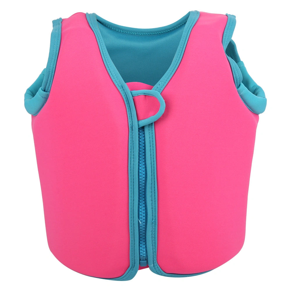 Neoprene Unisex Children Life Jacket Buoyancy Swim Trainer Floating Safety Vest for Drifting SwimmingRed L