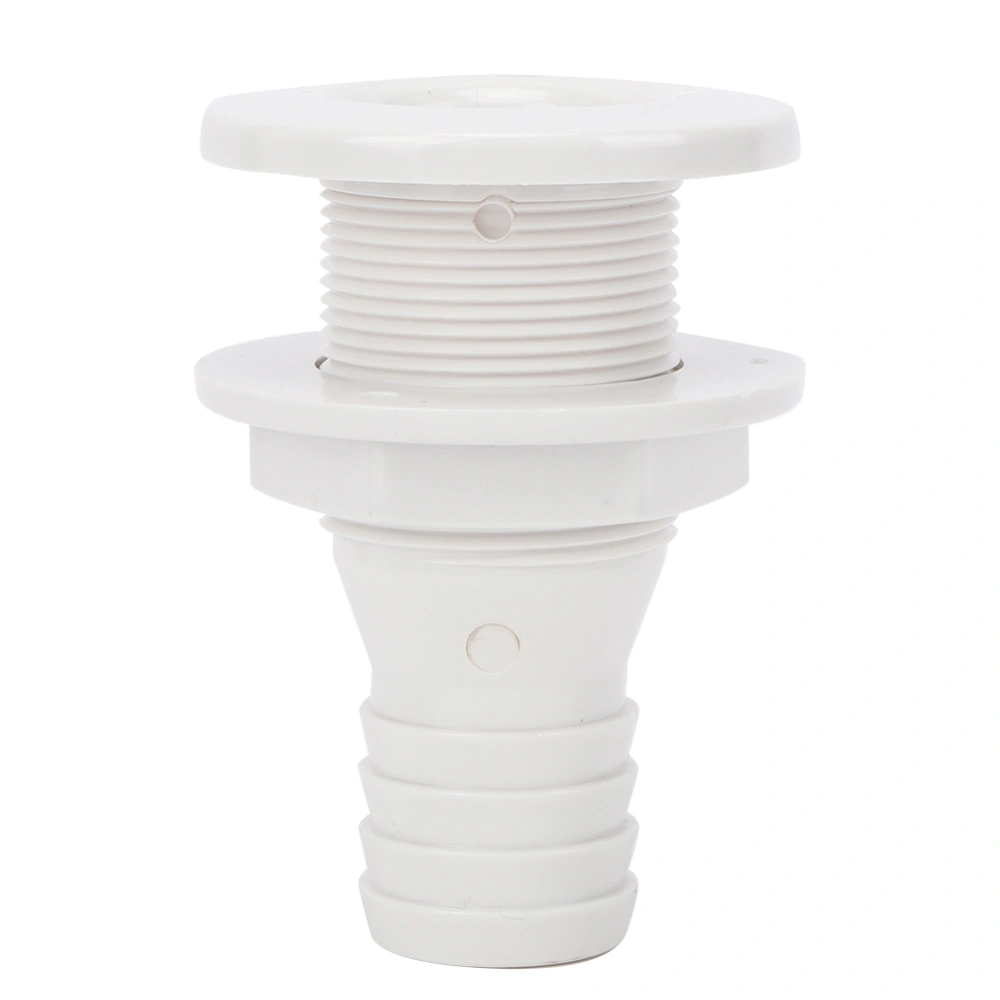 ABS Plastic Durable Lightweight Boat Body Bottom Yacht Bilge Drain Vent Accessory1-1/4 Inch