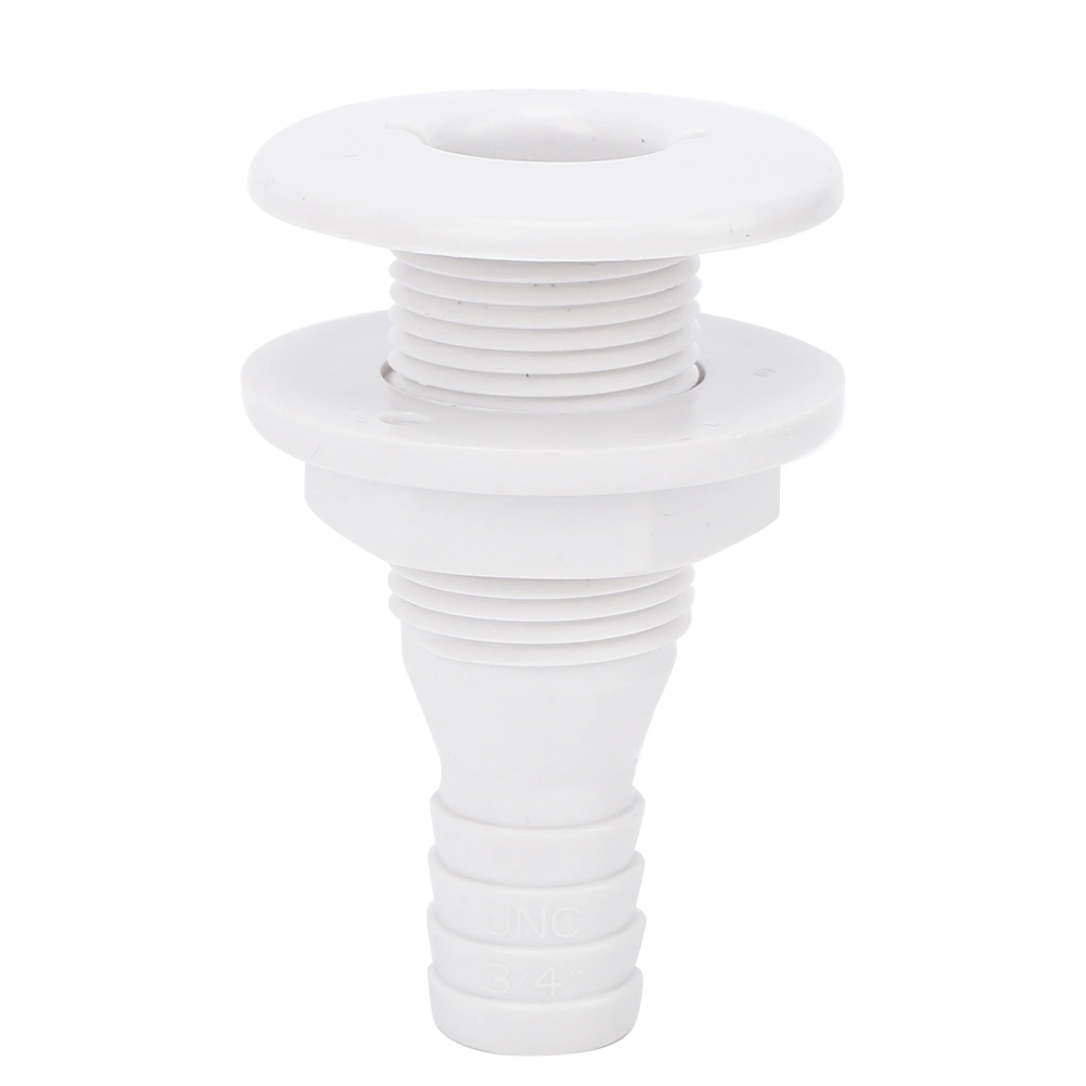 ABS Plastic Durable Lightweight Boat Body Bottom Yacht Bilge Drain Vent Accessory3/4 Inch