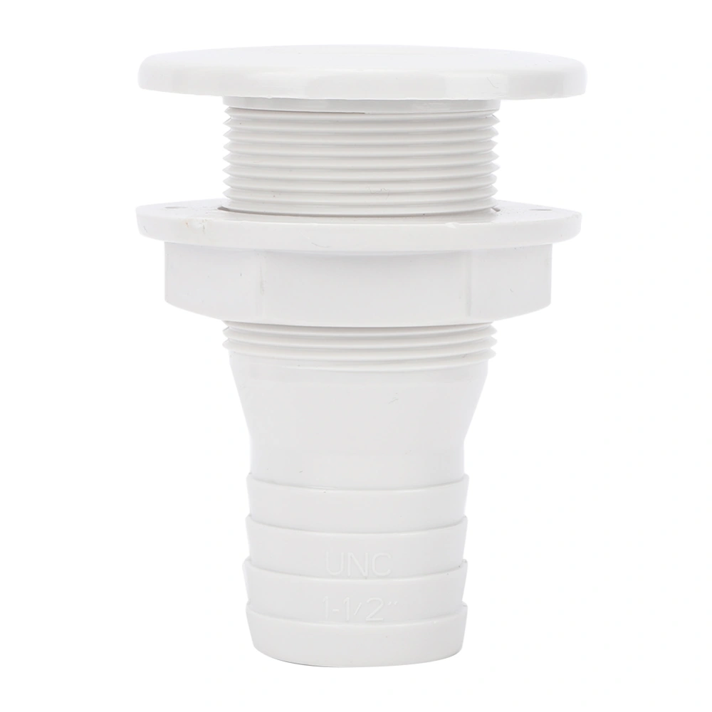 ABS Plastic Durable Lightweight Boat Body Bottom Yacht Bilge Drain Vent Accessory1-1/2 Inch