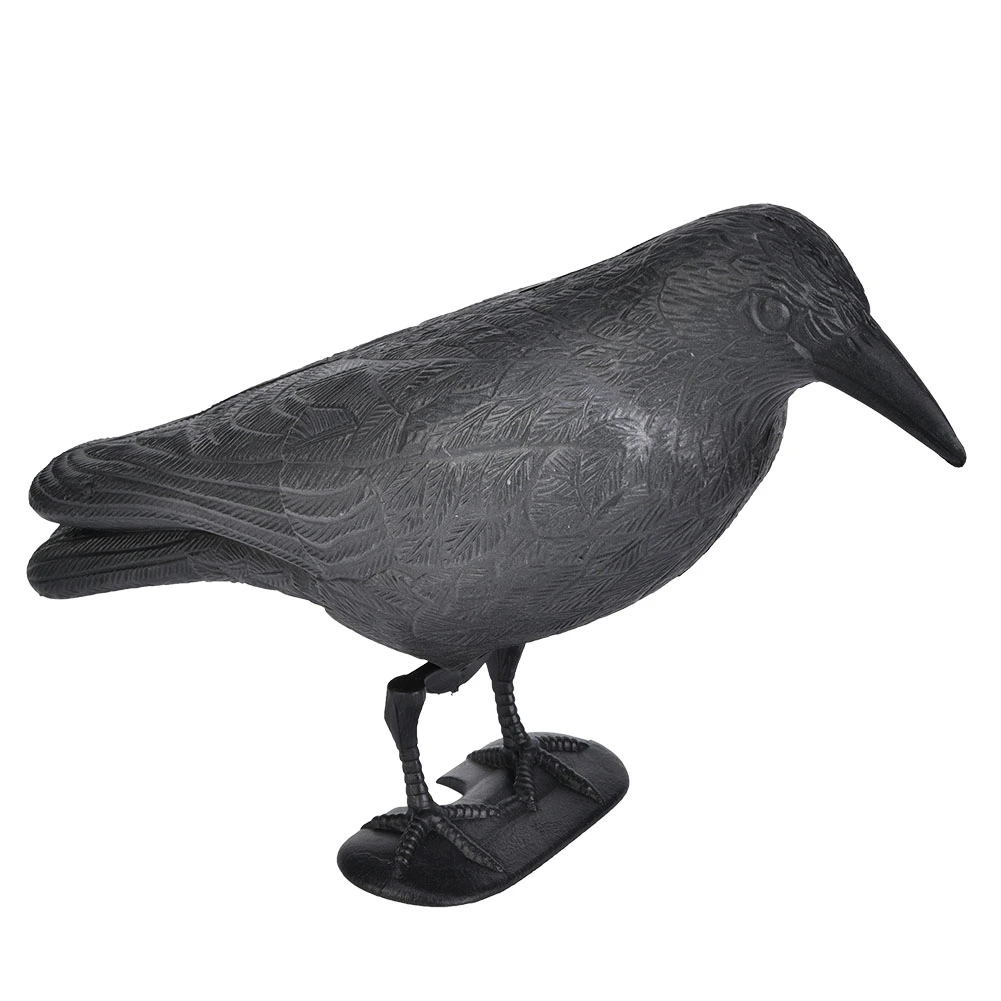 Unique Simulation Crow Hunting Bait Tool Holiday Decoration Desktop Decor Blackblack