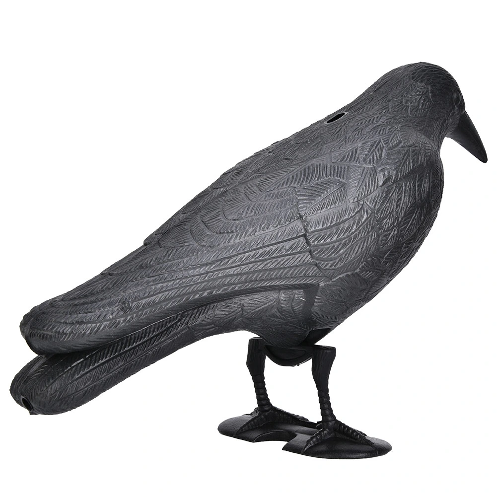Unique Simulation Crow Hunting Bait Tool Holiday Decoration Desktop Decor Blackblack