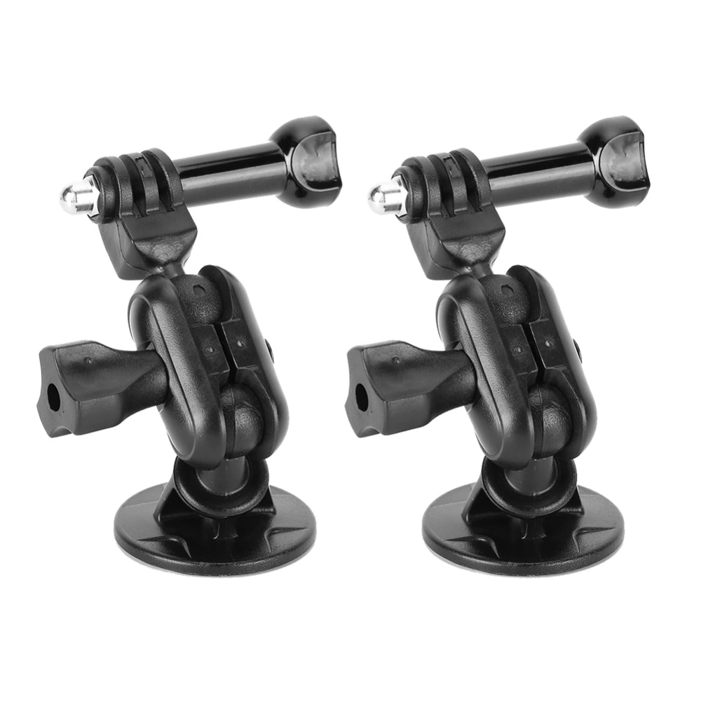 2pcs Dash Camera Mount Bracket Dashboard Recorder Suction Cup 360 Degree Adjustable Universal AccessoryTridents Heads