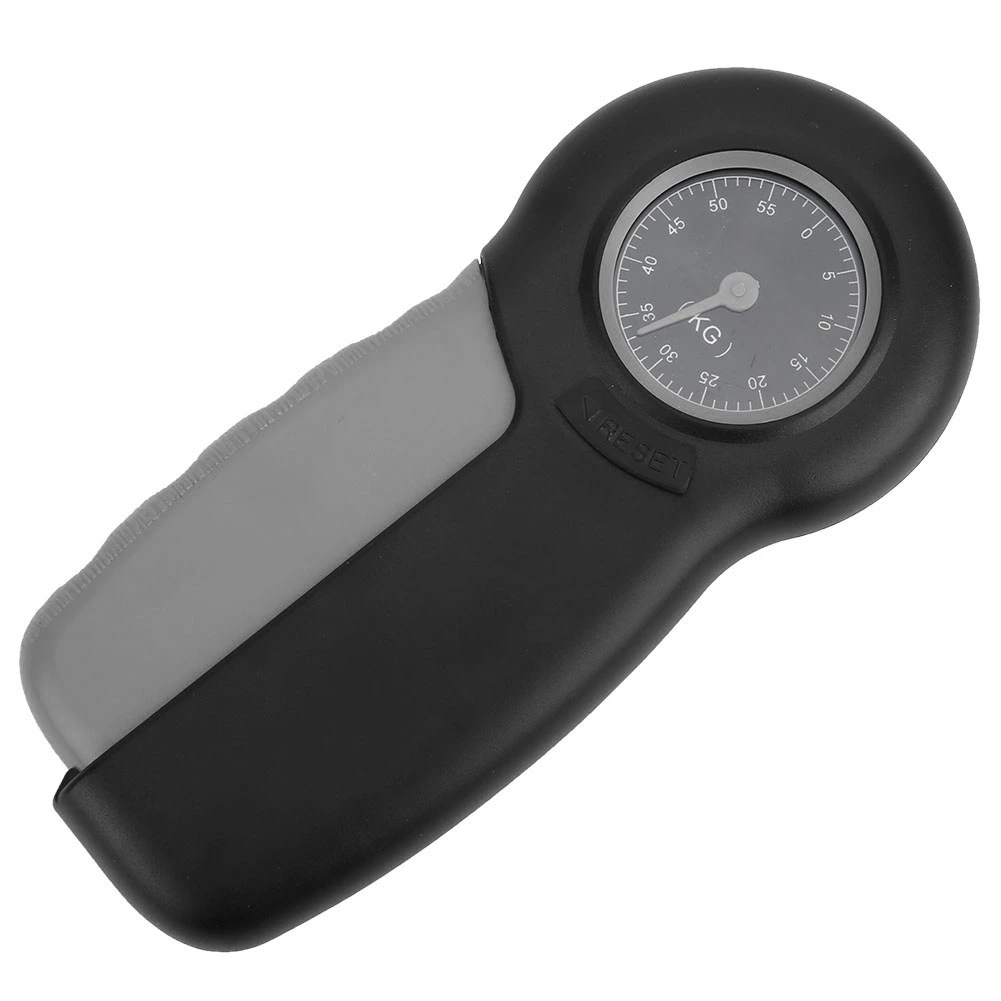 ABS Huge Screen Display Mechanical Wrist Strengthener Grip Force Gauge Hand Strength Measurement MeterBlack Gray