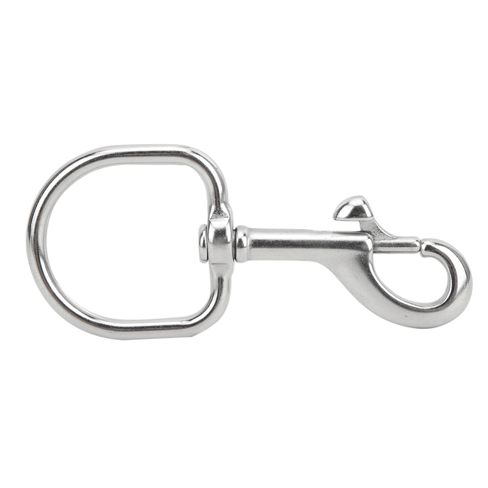 316 Stainless Steel Single Head Hook D Ring Lobster Clasp Lanyard Hook (103 x 45)