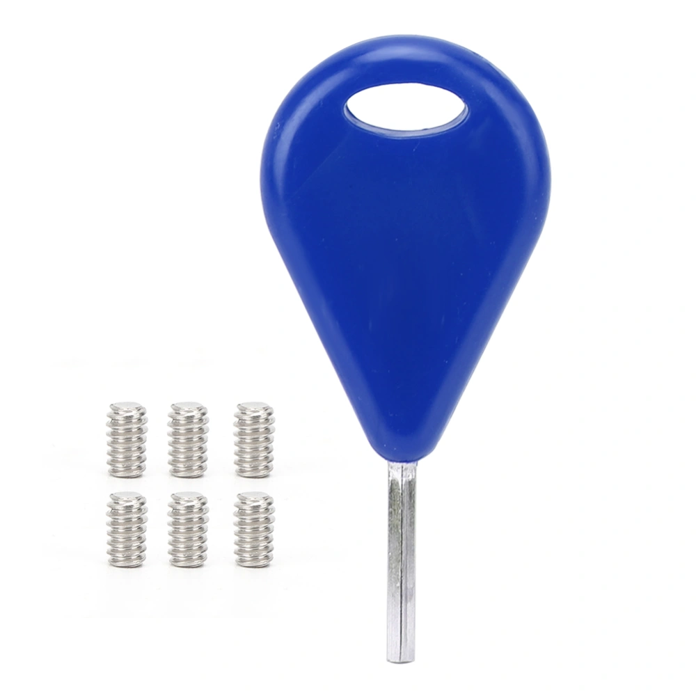 Surfboard Accessories Surf Fin Key Screws Set for FCS Fins Surfing Equipment(Blue )